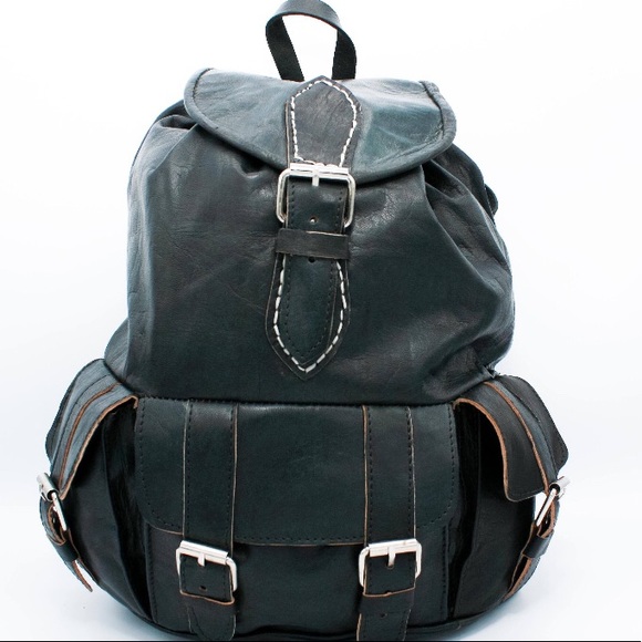 HP 9/27 ?Small Handmade Leather BackPack